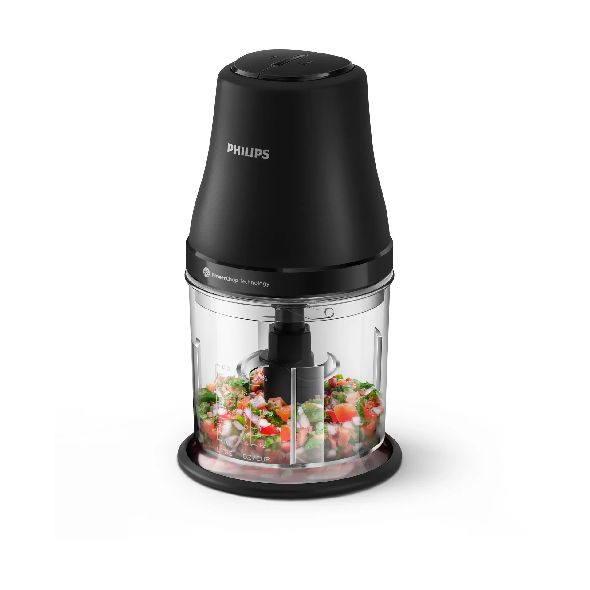 Philips Zerkleinerer HR1501/00 0,6 l, Black Philips