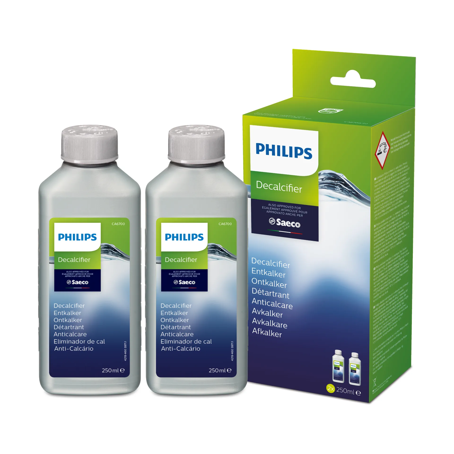 Saeco Entkalkungsmittel CA6700/22 250 ml, 2er Pack Philips