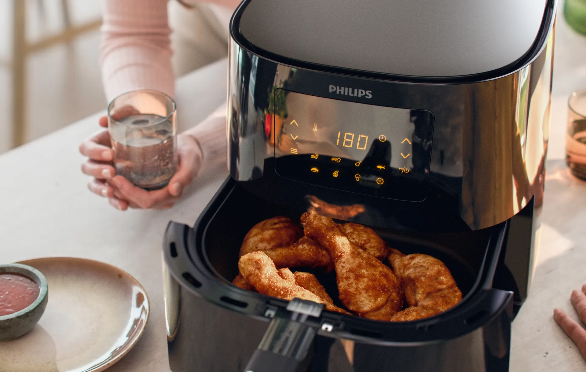 Spectre Air fryer XL HD9270/70 6,2 l, Black Philips