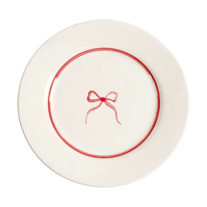 Bow Salatteller - Dark Pink, 22 cm - Pick a Poppy