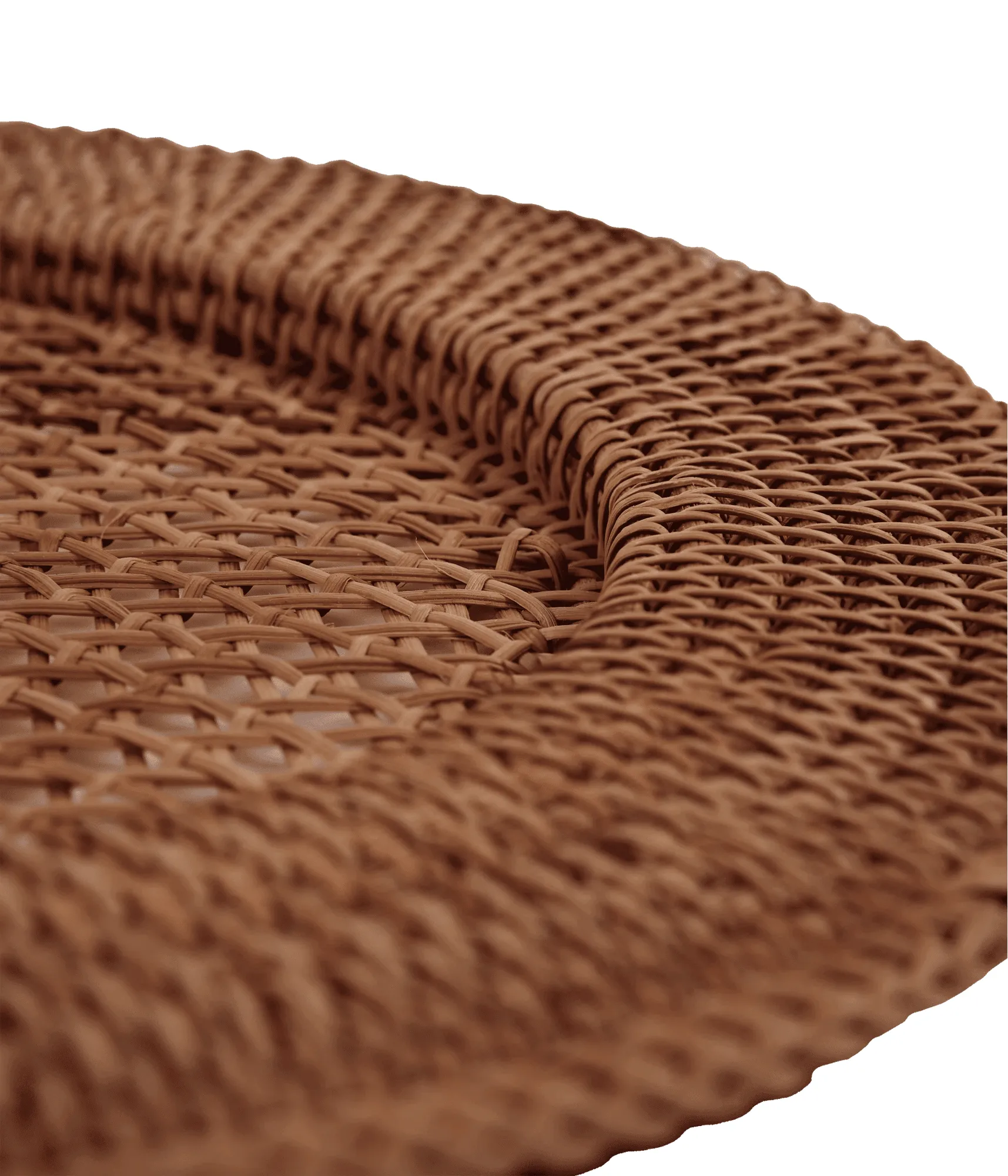 Classic Rattan Tischset, Dunkelbraun, 33 cm Pick a Poppy