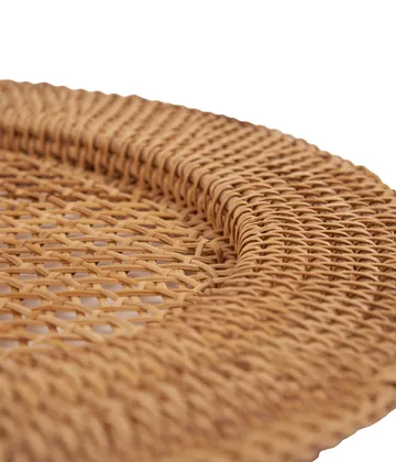 Classic Rattan Tischset - Natur, 33 cm - Pick a Poppy