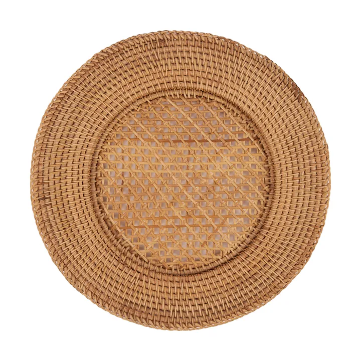 Classic Rattan Tischset - Natural, 33 cm - Pick a Poppy