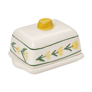 Cottage Flower Butterdose - Gelb, 17x11,5 cm - Pick a Poppy
