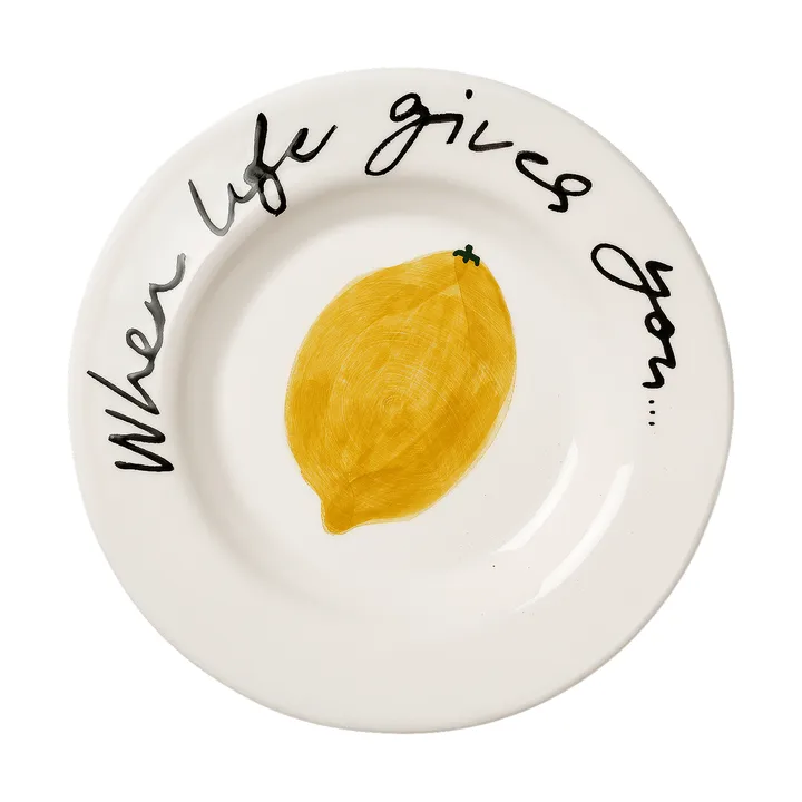 Lemon-Tapasteller - Gelb, 15 cm - Pick a Poppy