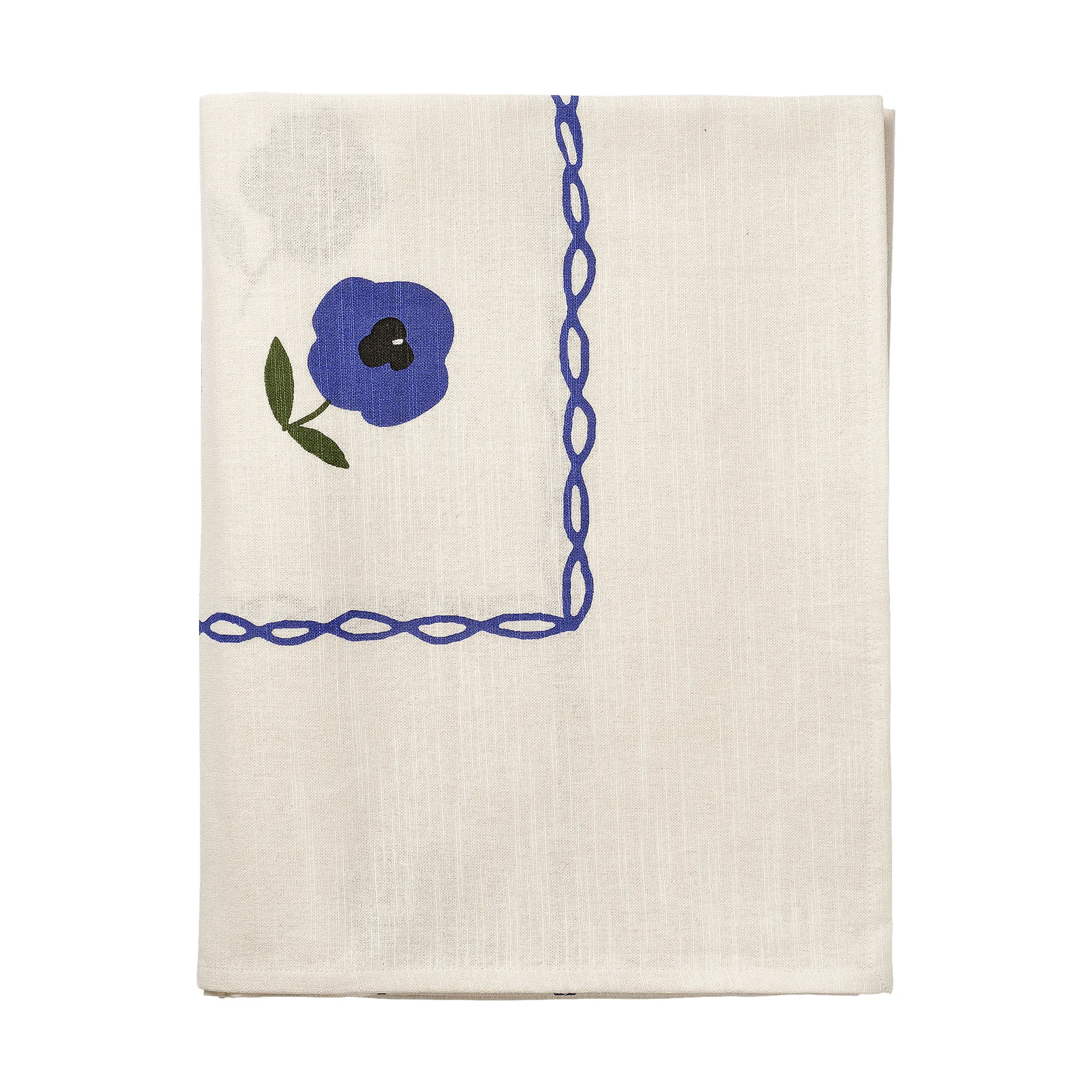 Madelen Möllard Pansy Tischdecke, Blau, 350x150 cm Pick a Poppy