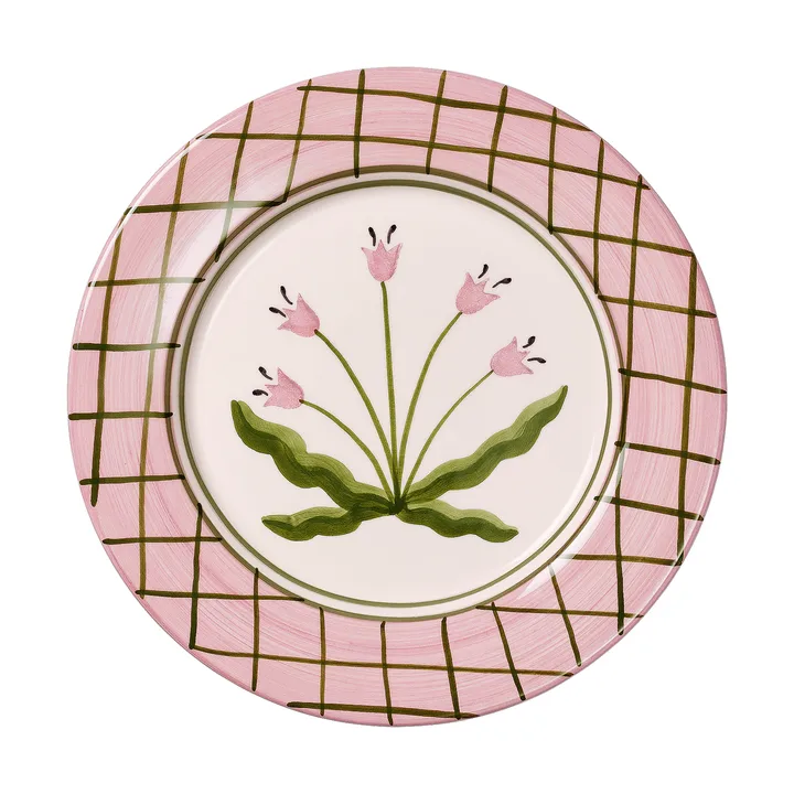 Madelen Möllard Tulip Teller - Pink, 28 cm - Pick a Poppy