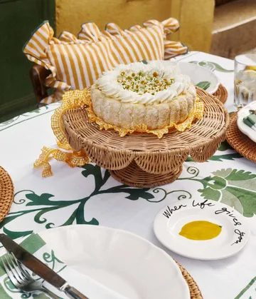 Scallop Cake Servierplatte - Natur, 30x12 cm - Pick a Poppy