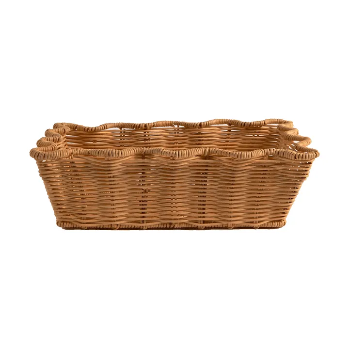 Scallop Rattan Korb - Natural, 20x30 cm - Pick a Poppy