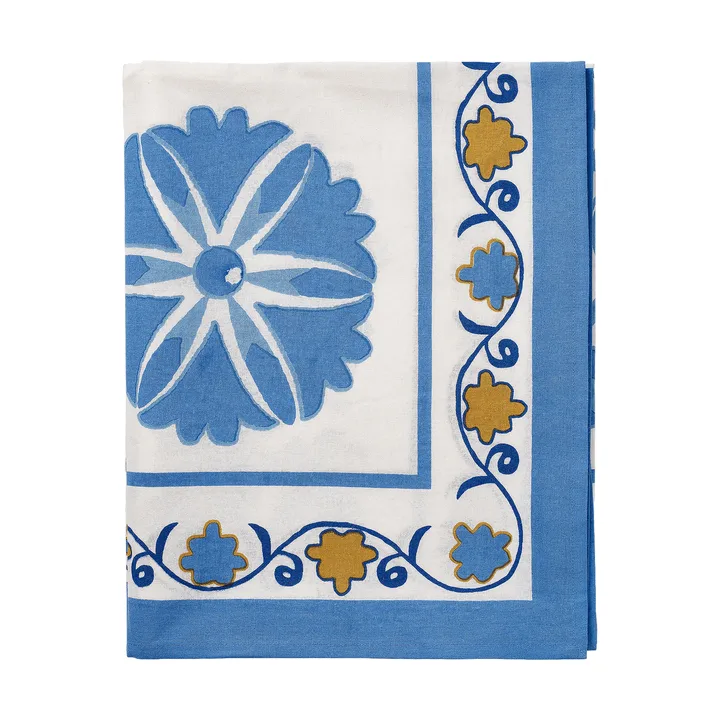 Suzani Tischdecke - Blau, 350x150 cm - Pick a Poppy