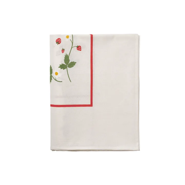 Wild Strawberry Tischdecke - Rot, 350x150 cm - Pick a Poppy
