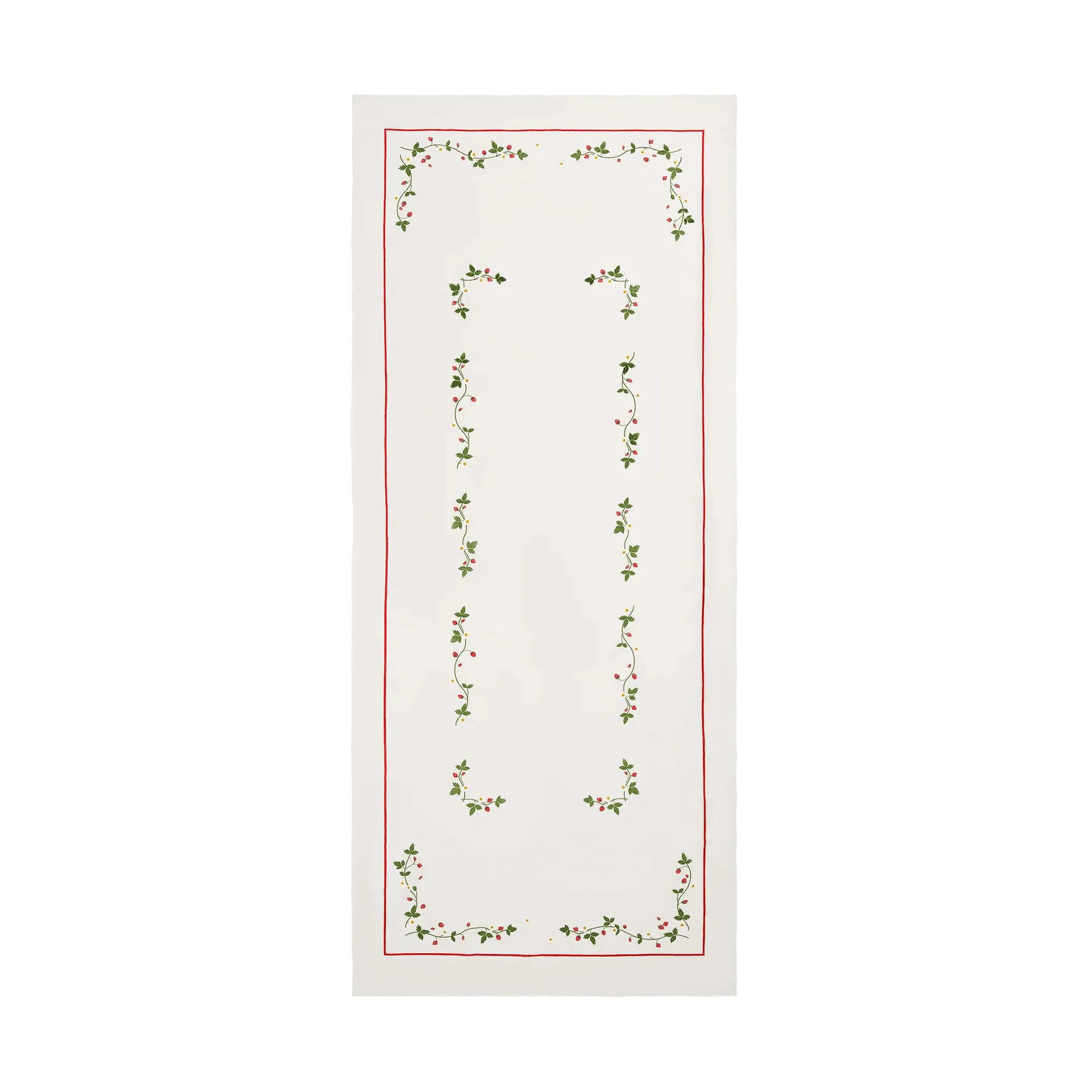 Wild Strawberry Tischdecke, Rot, 350x150 cm Pick a Poppy