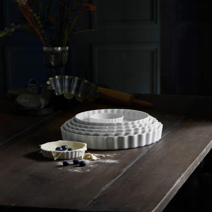 Pillivuyt Quiche-Form rund weiß, Ø 13,5cm Pillivuyt