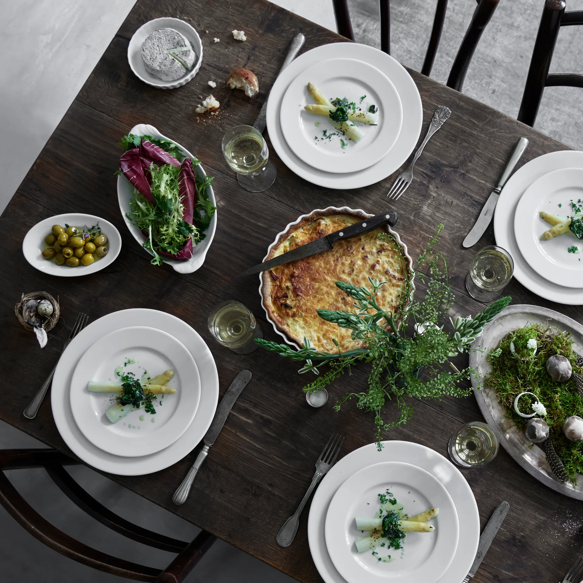 Pillivuyt Quiche-Form rund weiß, Ø 24cm Pillivuyt