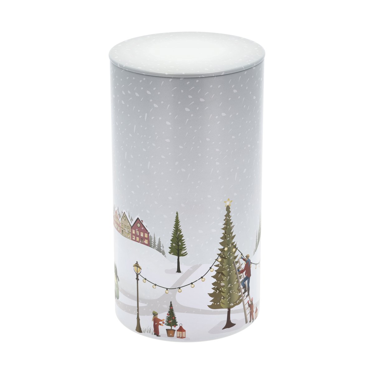 Pillivuyt Winter Keksdose 10x14,5 cm Arktisches Eis