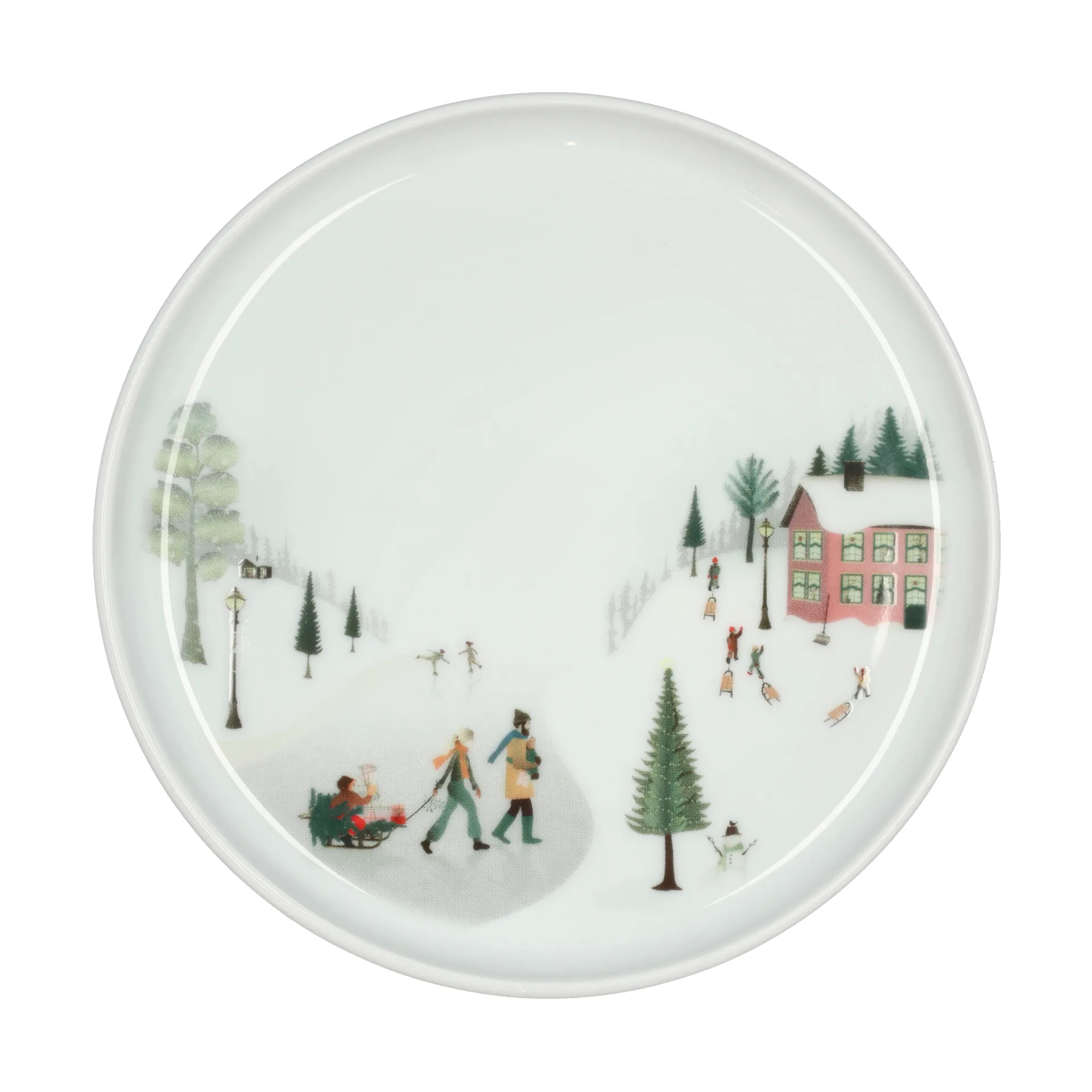 Winter Teller Ø15,5 cm, Weiß Pillivuyt
