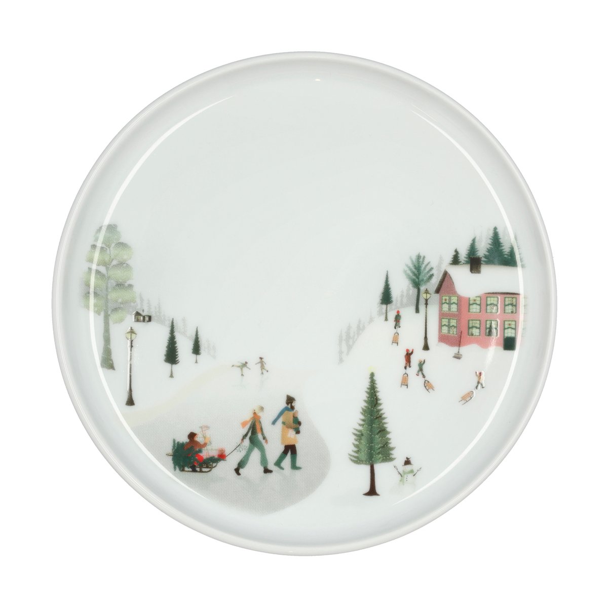Pillivuyt Winter Teller Ø15,5 cm Weiß