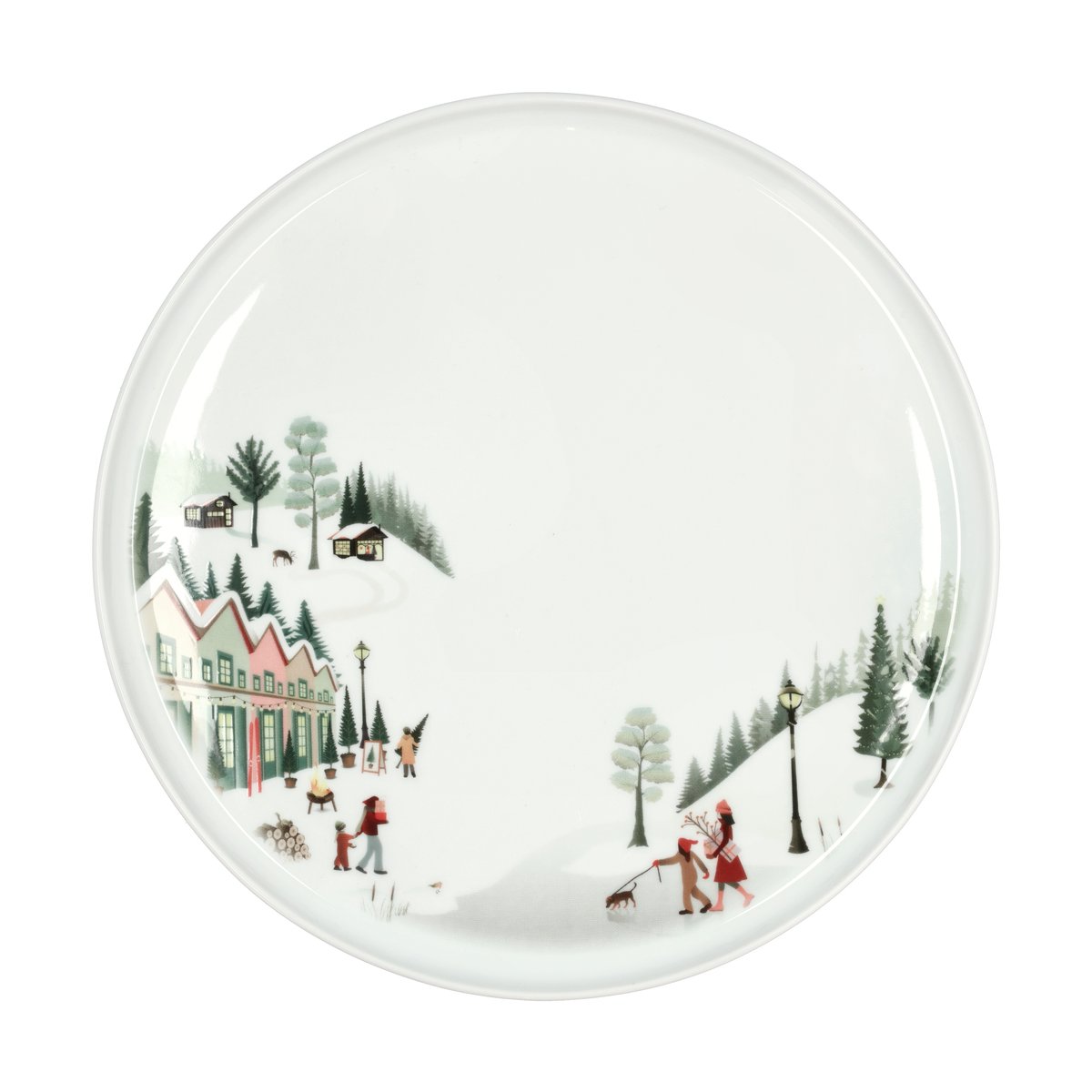 Pillivuyt Winterteller Ø26 cm Weiß