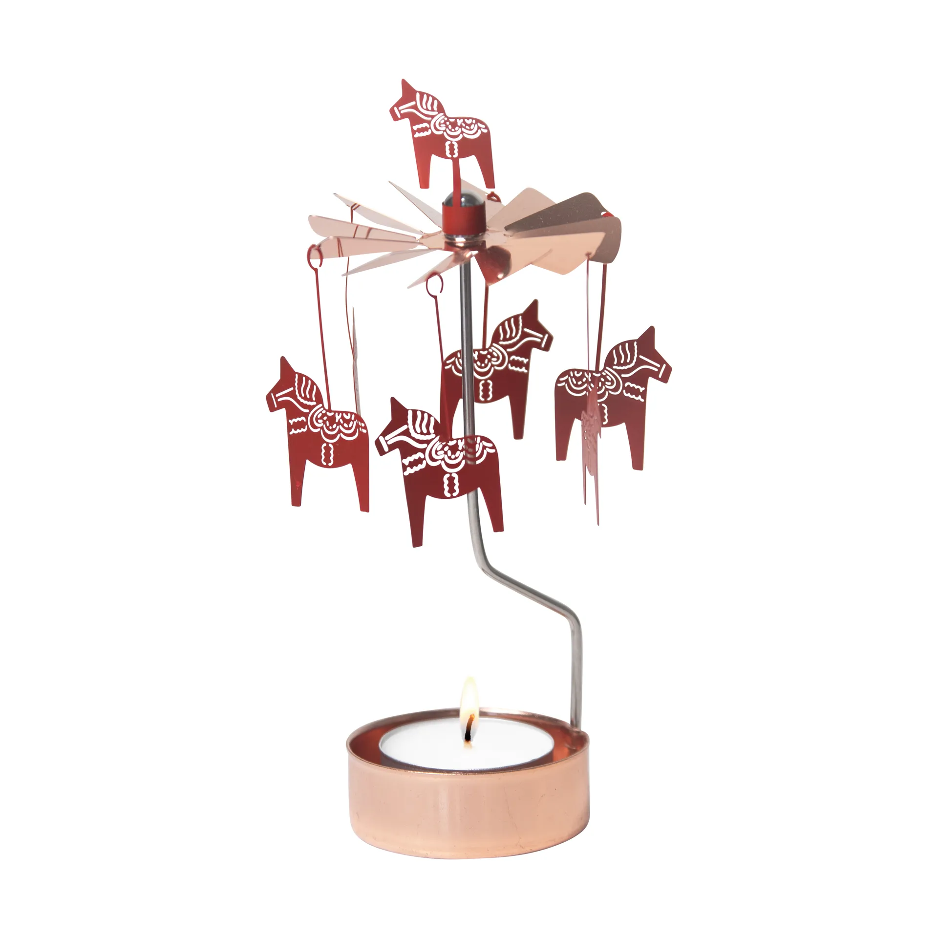 Dalahäst Engelsspiel, Kupfer-rot Pluto Design