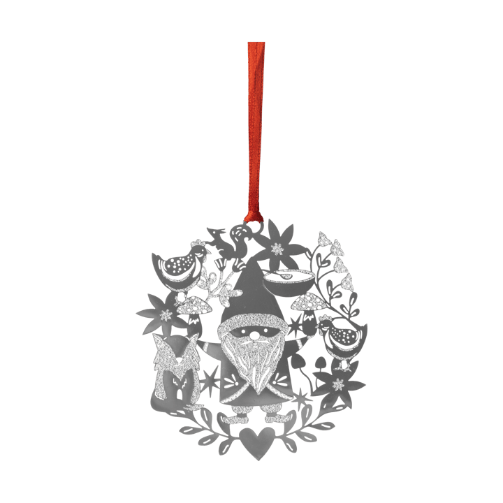 Fox & Santa Weihnachtsanhänger - Silver - Pluto Design
