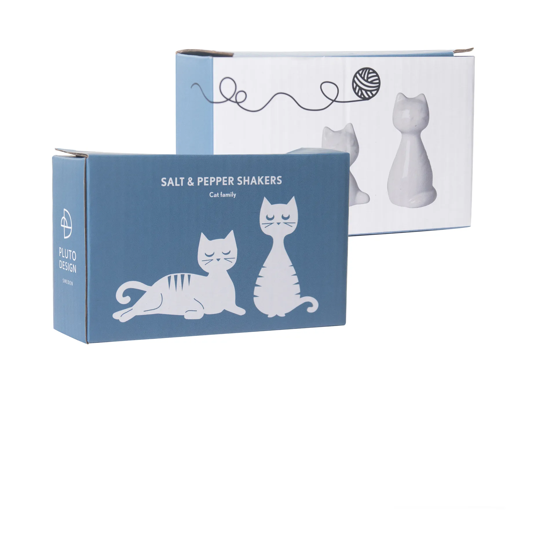 Katze Salz & Pfefferstreuer, Weiß Pluto Design