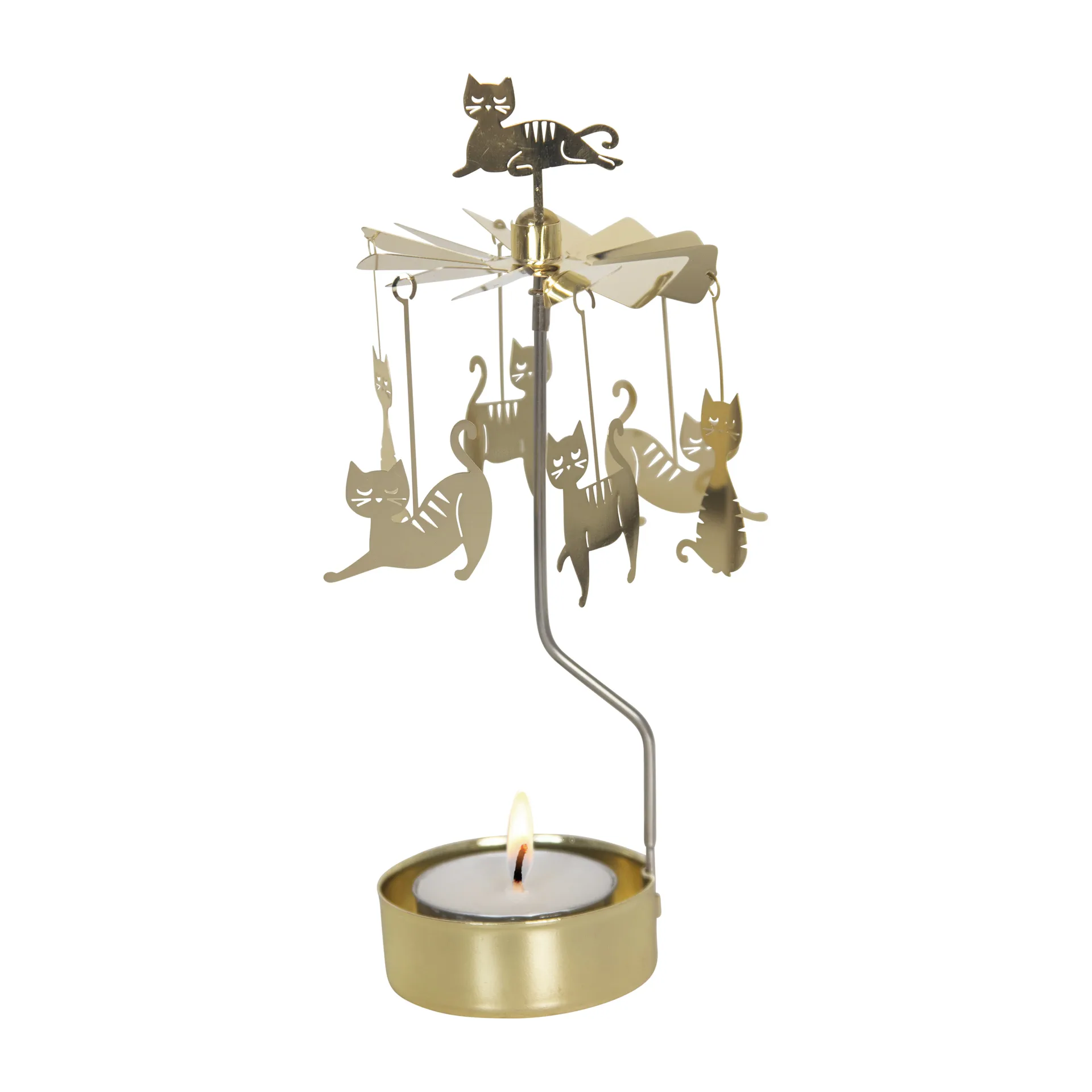 Katzenfamilie Engelspiel, Gold Pluto Design