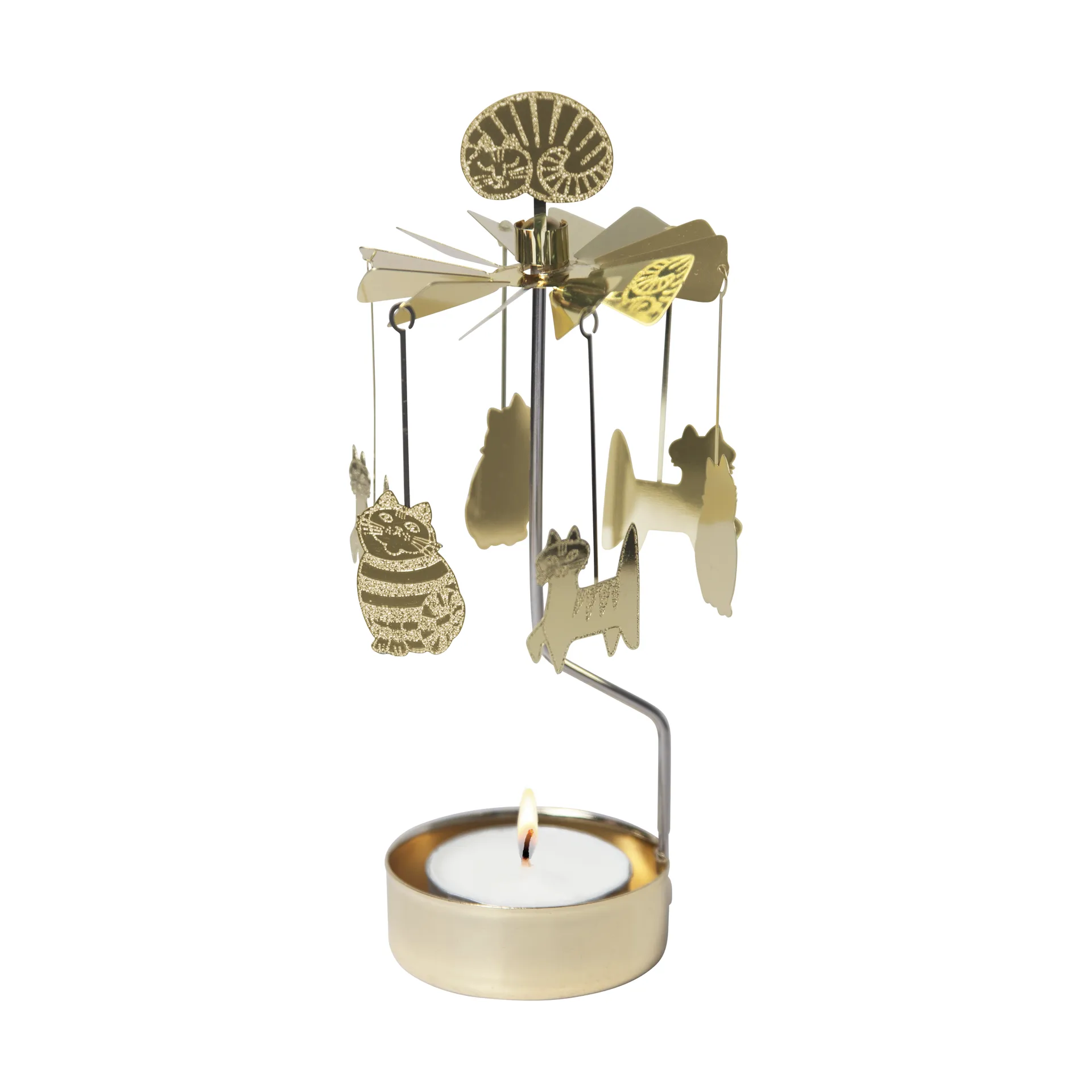 Lisa Larson Katzen Engelspiel, Gold Pluto Design