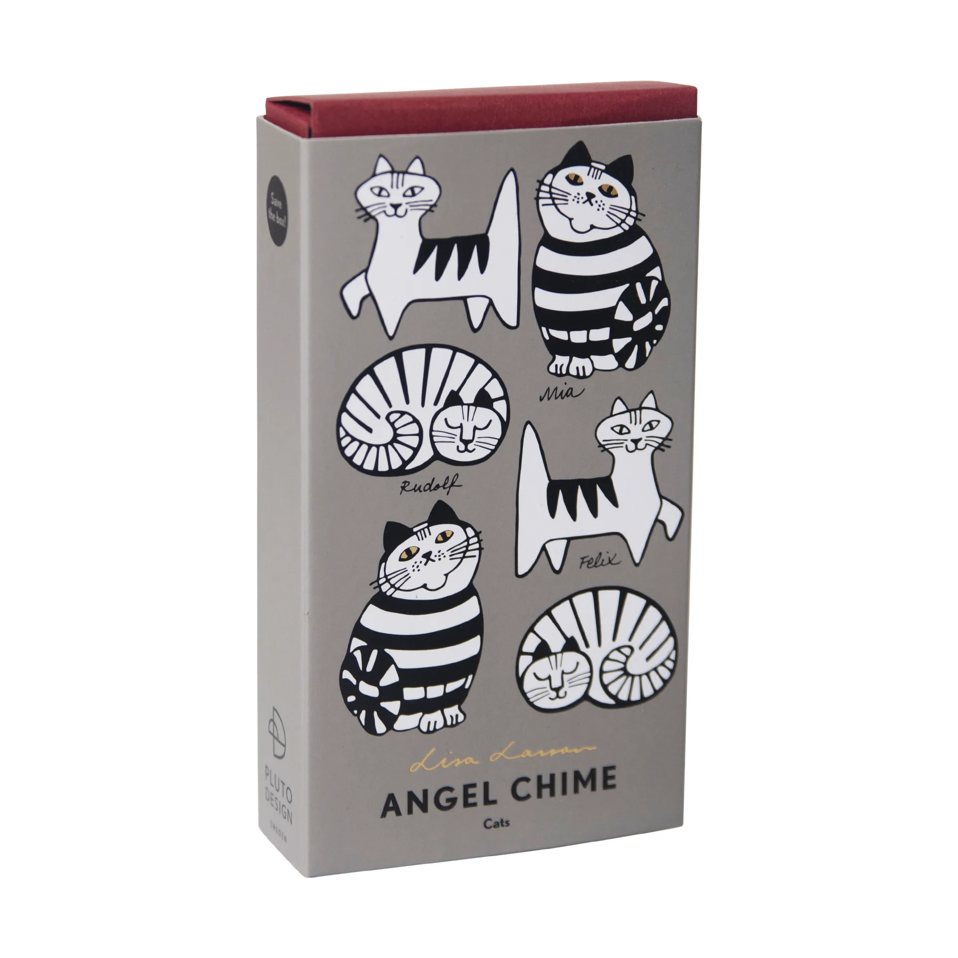 Lisa Larson Katzen Engelspiel, Gold Pluto Design