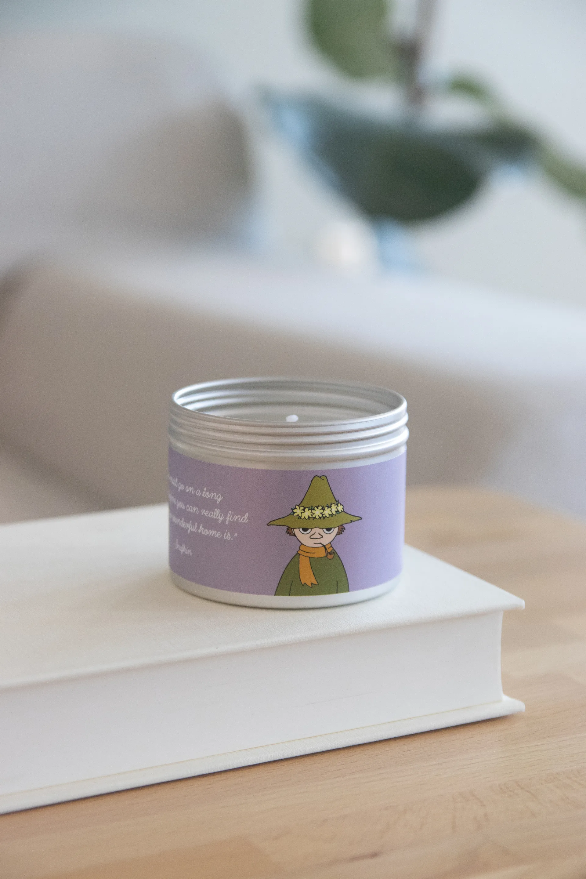 Mumin Duftkerze small 20 h, Snufkin Pluto Design