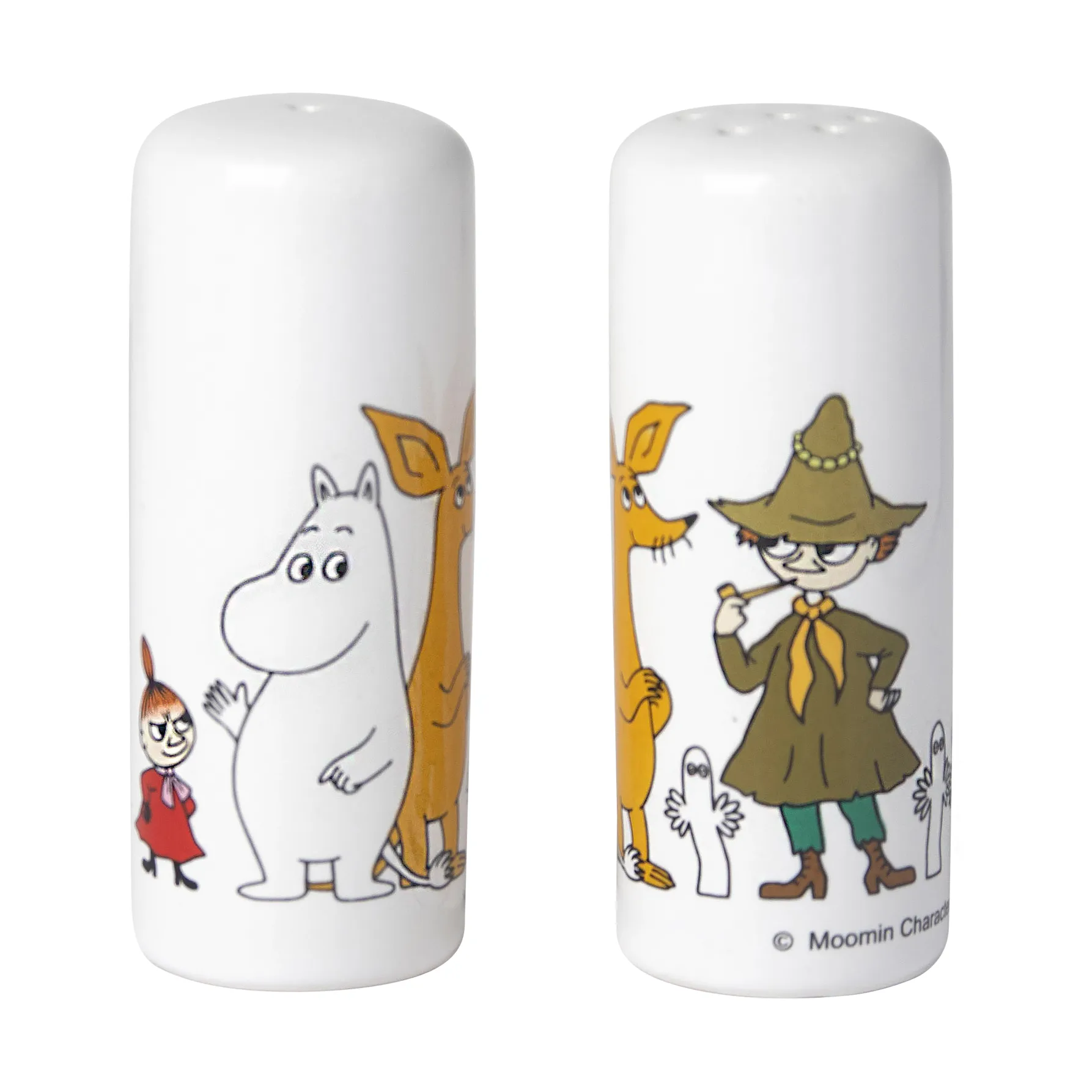 Mumin friends Salz & Pfefferstreuer, Weiß-multi Pluto Design