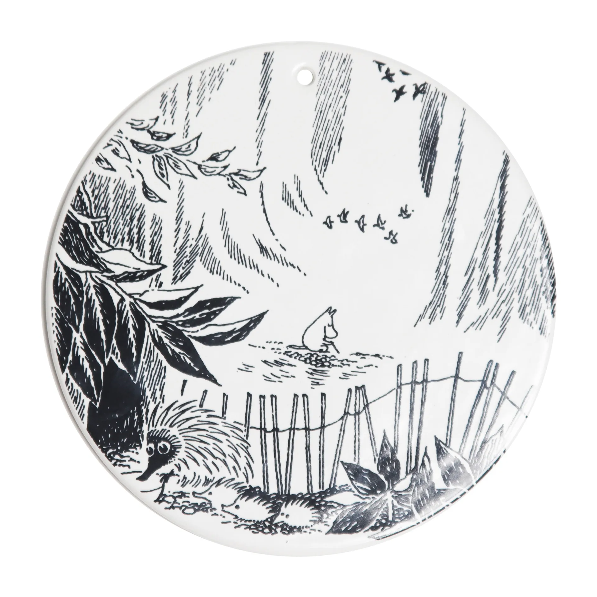 Mumin Tischuntersetzer Ø 17 cm, Mumin Pluto Design