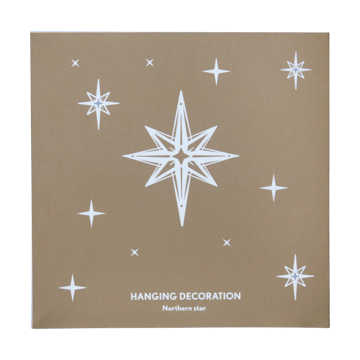Northern Star L Weihnachtsanhänger - Gold - Pluto Design