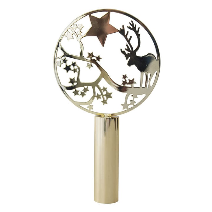 Pluto Weihnachtsbaumspitze mit Motiv, Hirsch Pluto Design