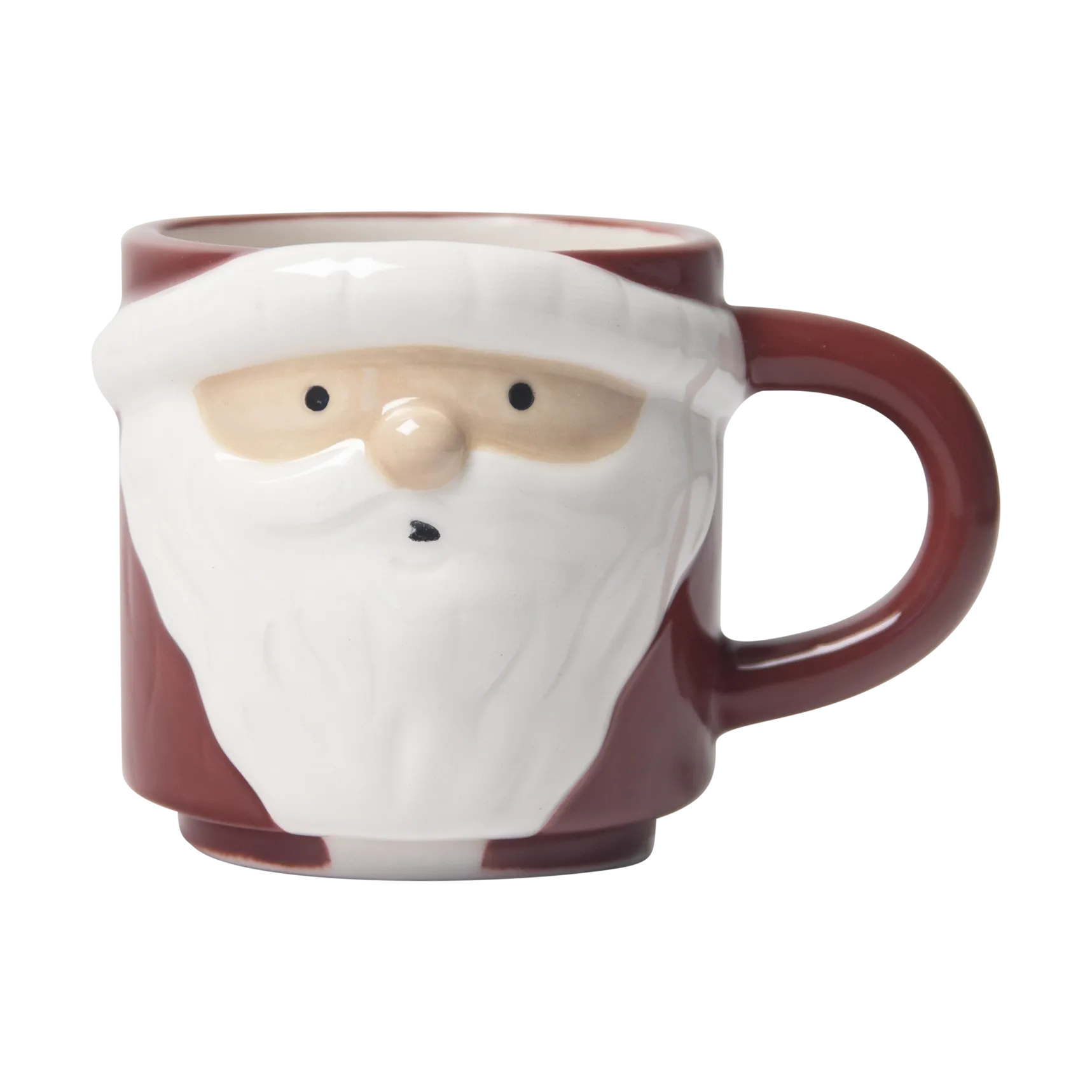 Santa Tasse, Weiß-Rot Pluto Design