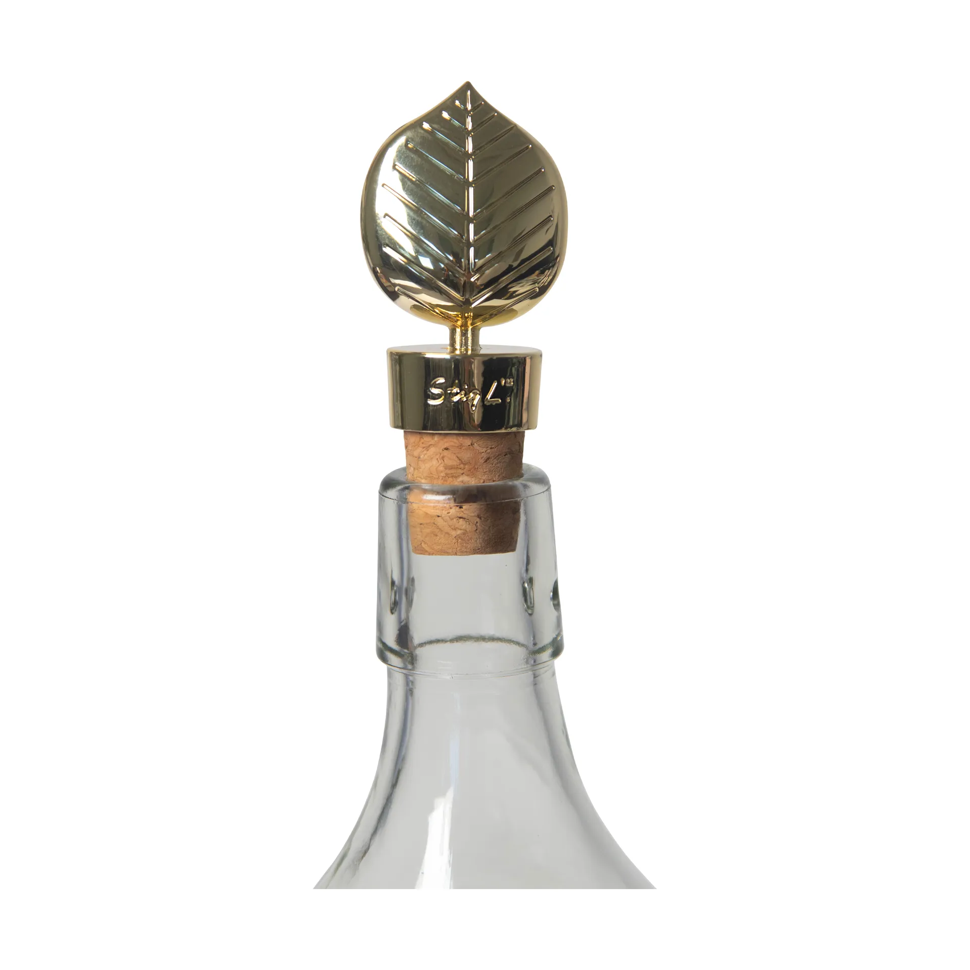 Stig L Berså Flaschenverschluss, Gold Pluto Design