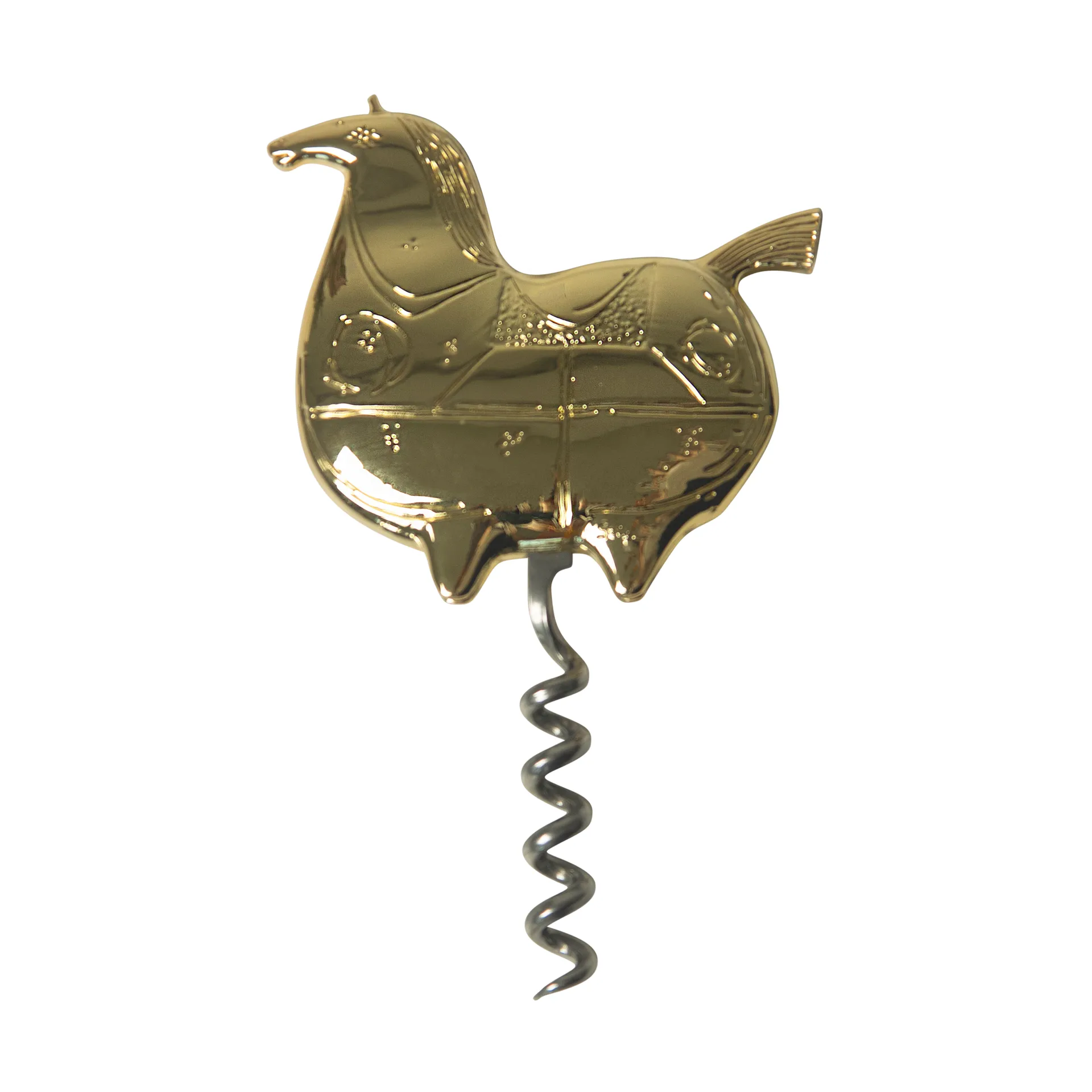 Stig L Springare Korkenzieher, Gold Pluto Design