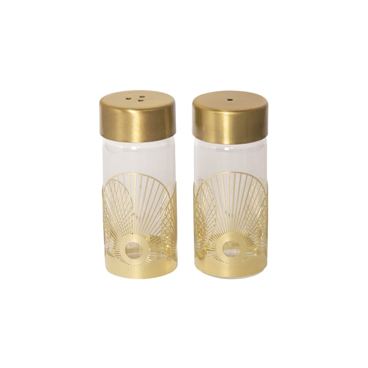 Sun Salz-und Pfeffermühle - Gold-Glas - Pluto Design