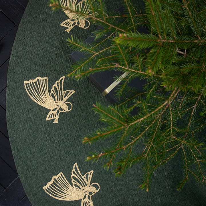 Weihnachtsteppich fliegender Engel, Grün Pluto Design