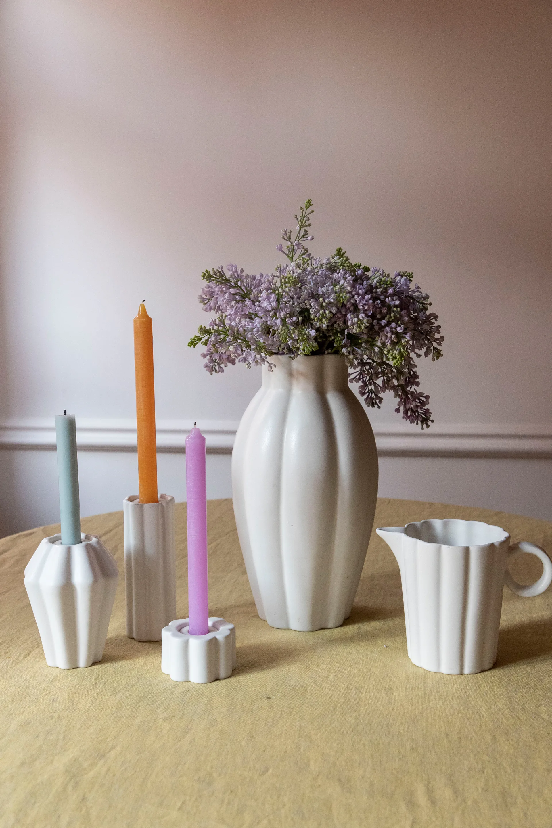 Birgit Vase 35cm, Shell PotteryJo