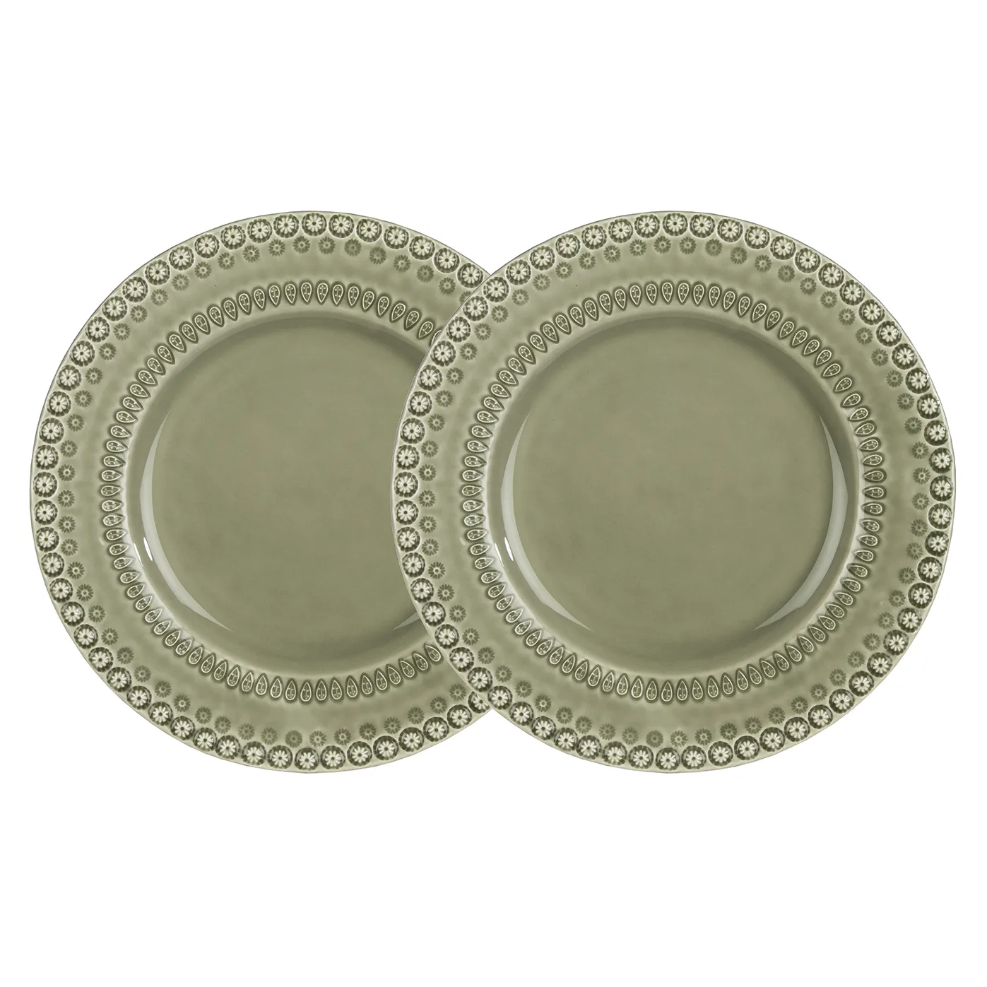 Daisy Essteller Ø 29cm 2er Pack, Faded army (grün) PotteryJo