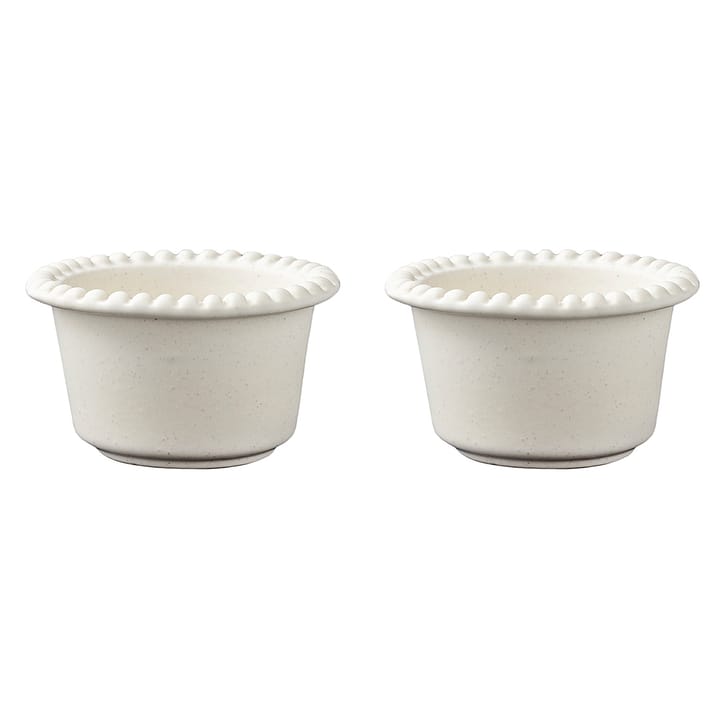 Daria kleine Schale Ø12cm 2er Pack, Cotton white PotteryJo