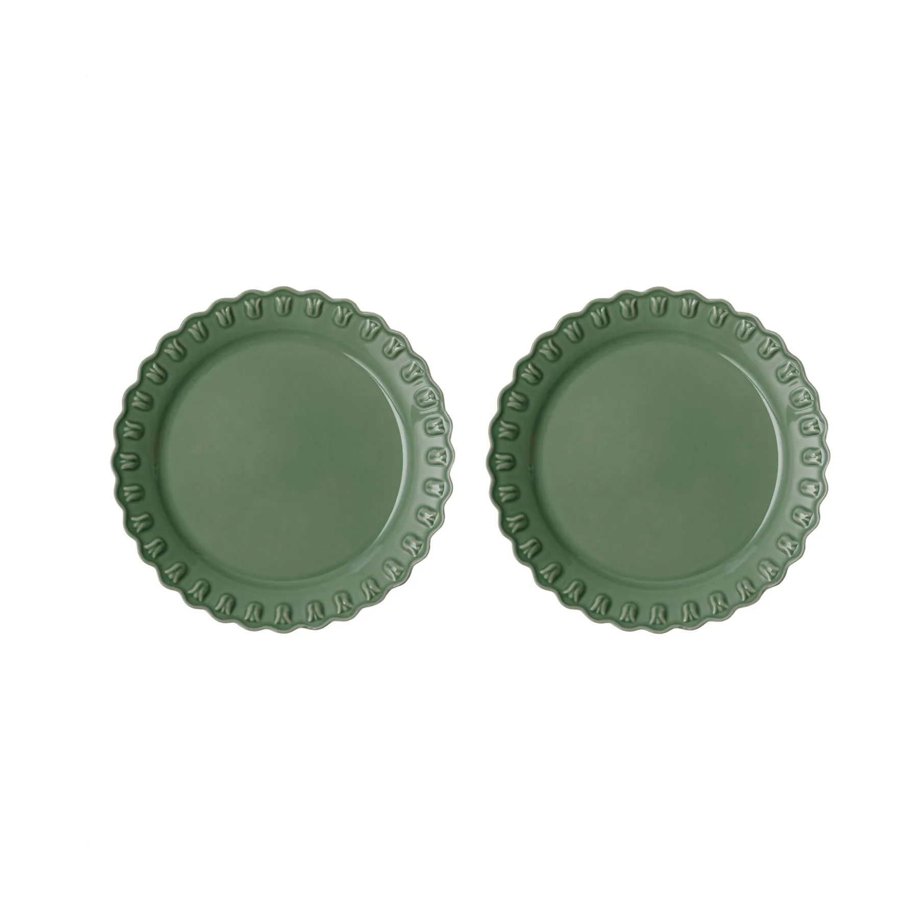 Tulipa Teller Ø26 cm 2er-Pack, Verona green PotteryJo