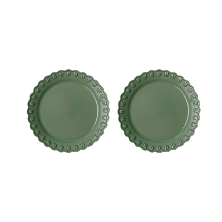 Tulipa Teller Ø26 cm 2er Pack - Verona green - PotteryJo