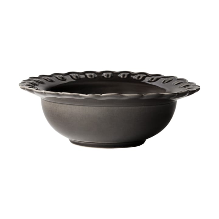 Tulipa tiefer Teller klein Ø17 cm 2er-Pack - Almost black - PotteryJo