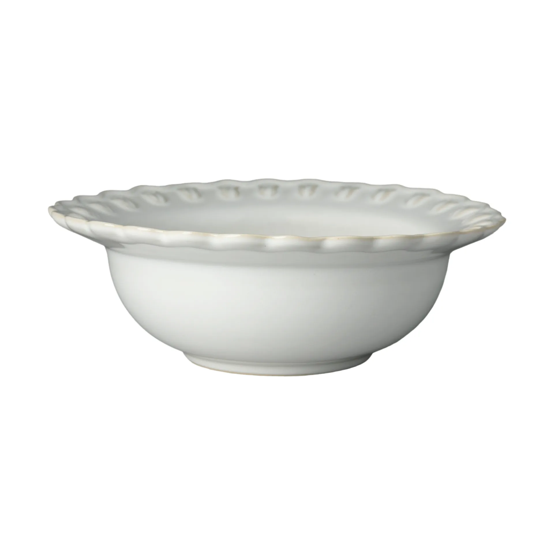 Tulipa tiefer Teller klein Ø17 cm 2er-Pack, White PotteryJo