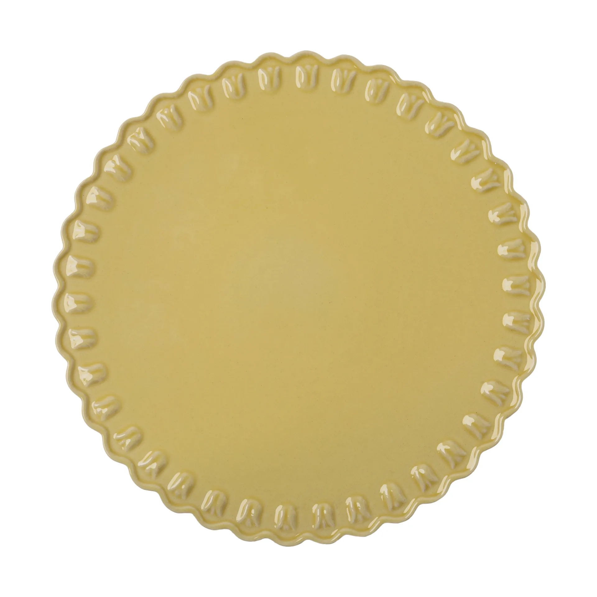 Tulipa Tortenteller Ø30 cm, Pale Moon PotteryJo