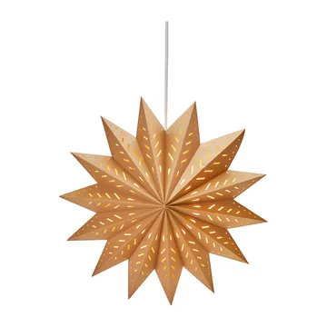 Alfa Adventsstern braun - Braun, 60cm - PR Home