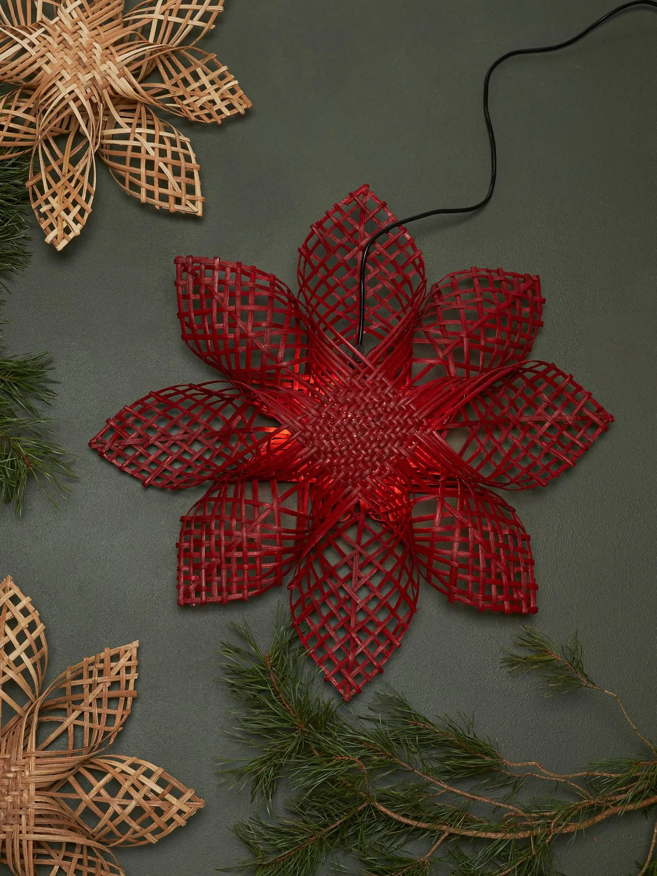 Anna Adventsstern rot, 82cm PR Home