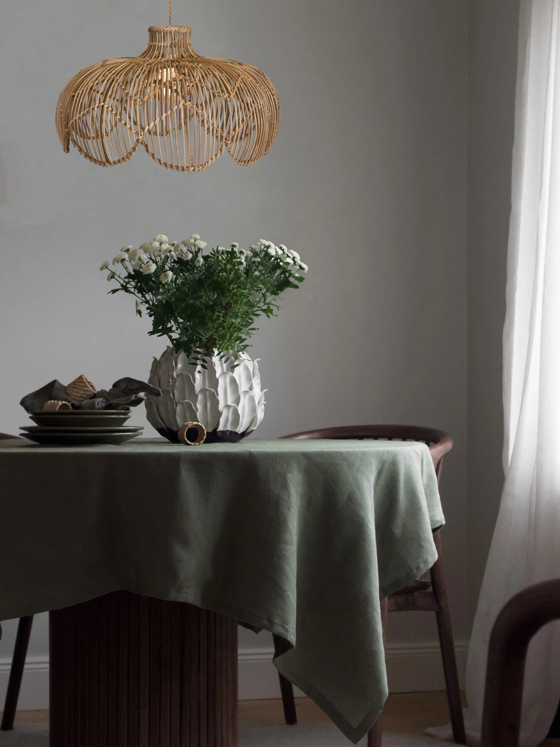 Belle Pendelleuchte, Natur, Ø43x24 cm PR Home