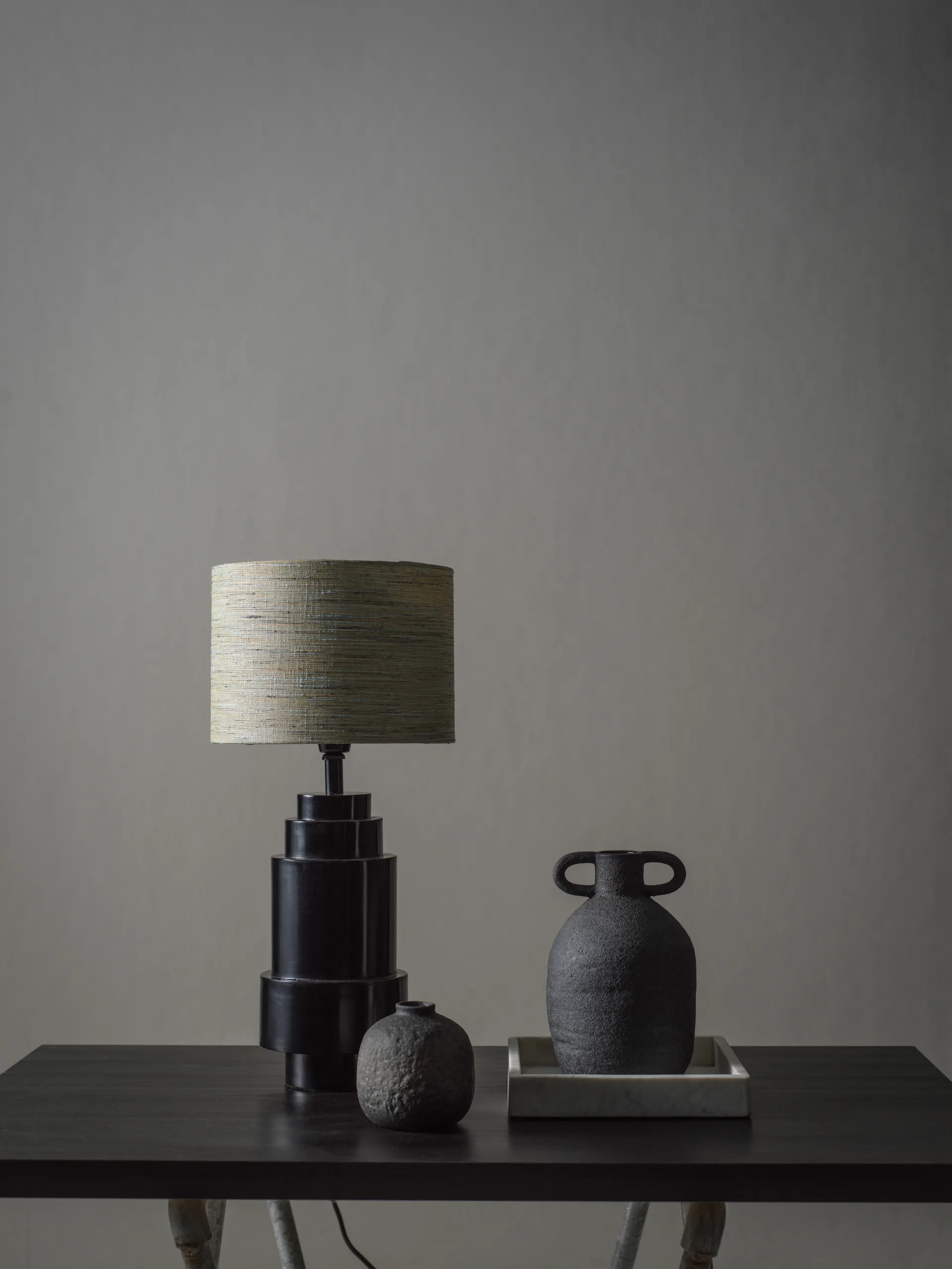 Empire Lampenfuß schwarz, 40cm PR Home